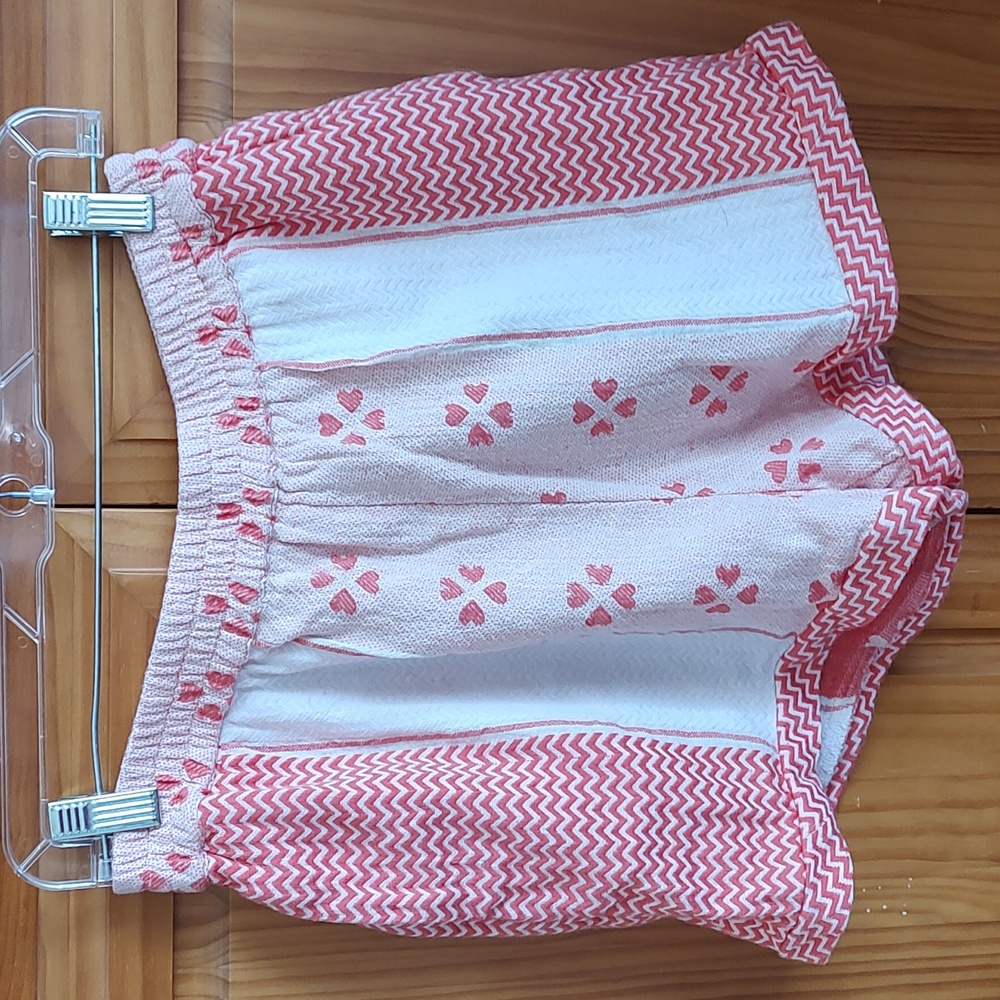 Cecilie Copenhagen Pink and White Women Shorts